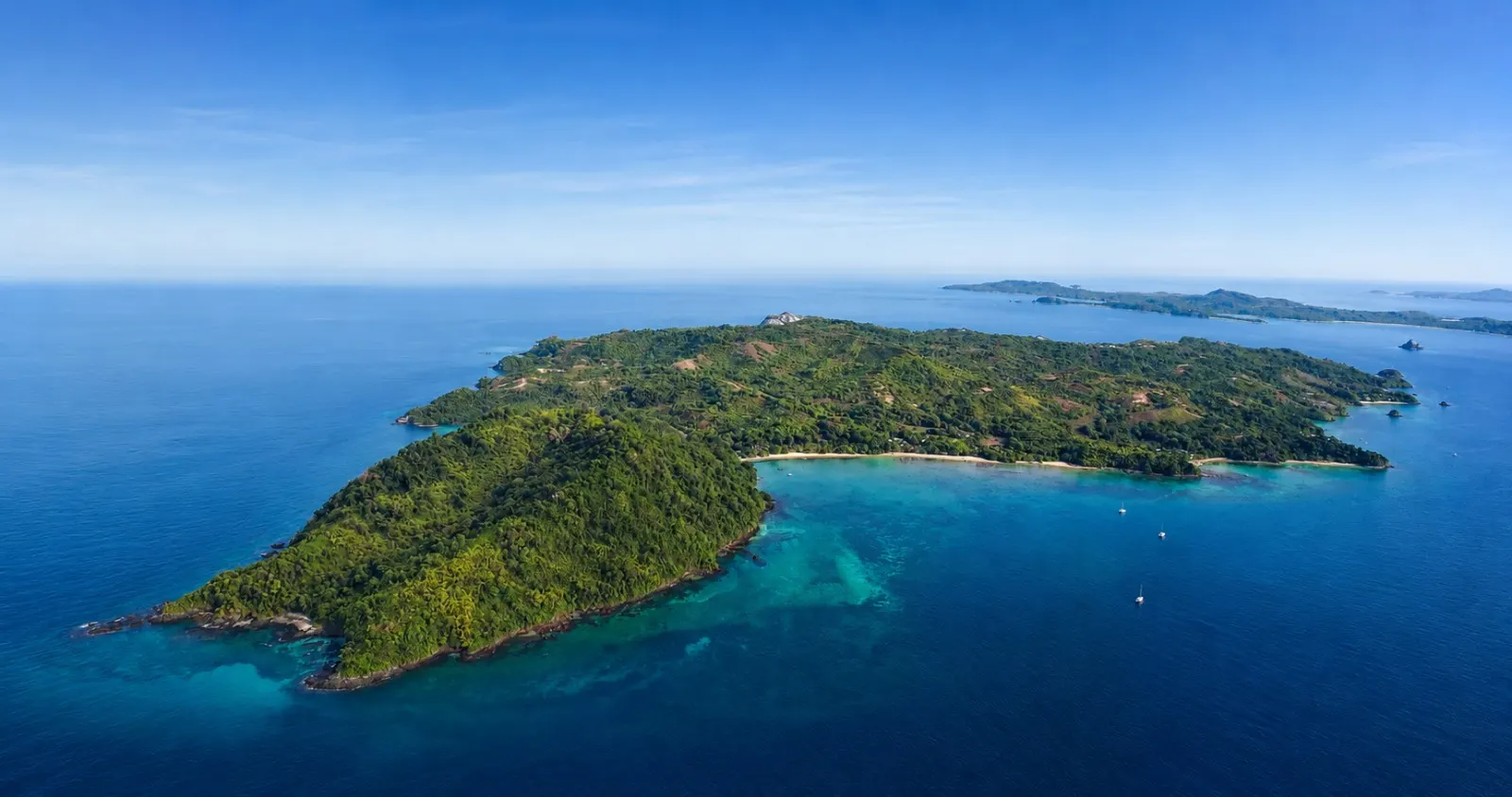 Nosy Sakatia from the air