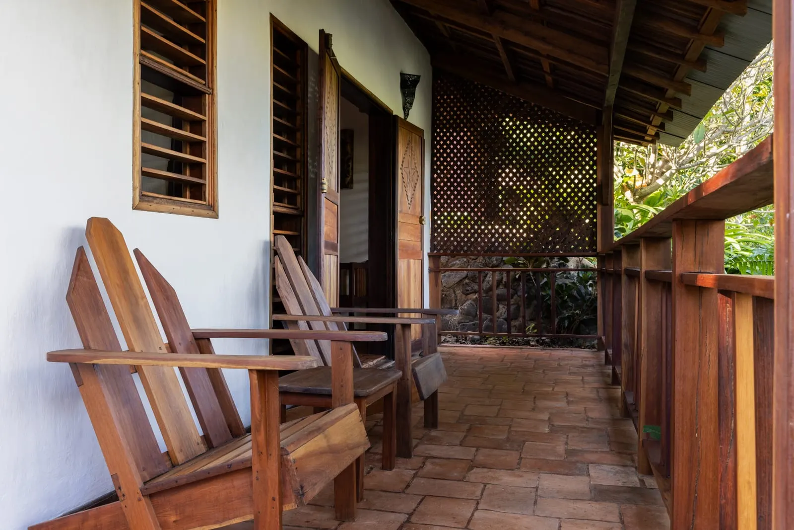 Chairs on the veranda