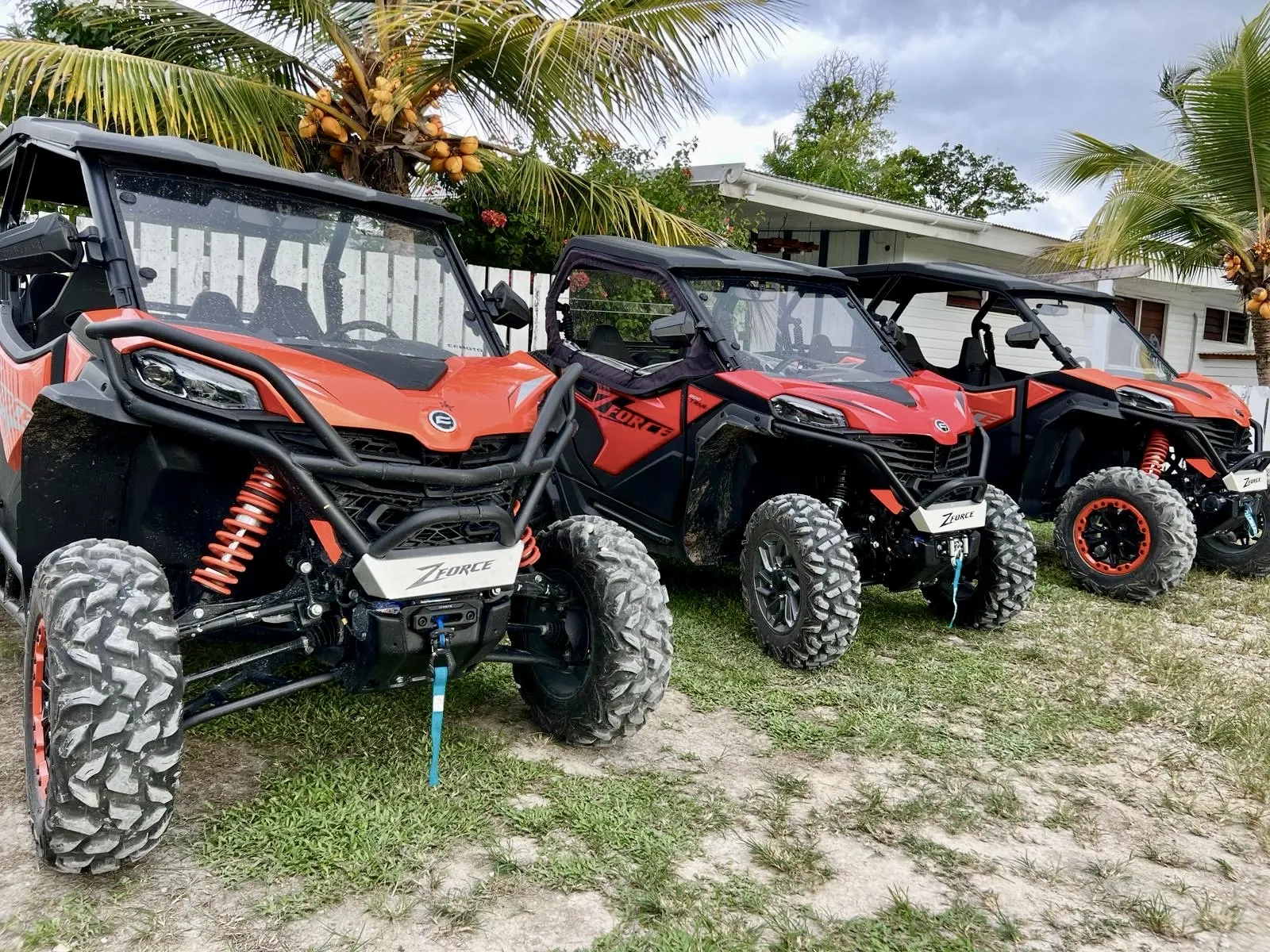 Road buggies for exploring the island