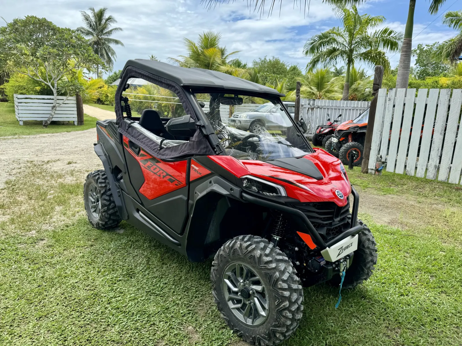 Quad bike for hire