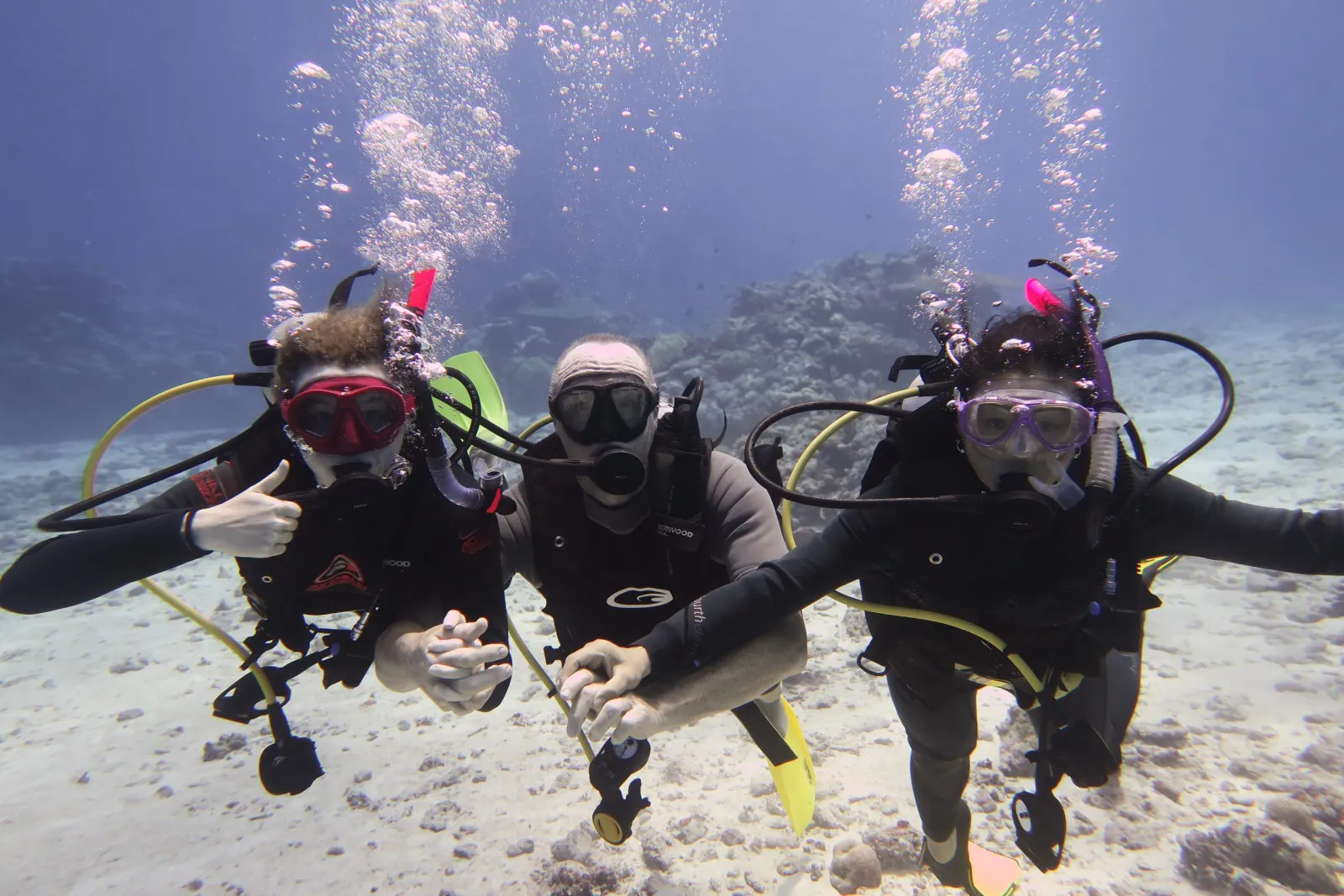 Divers before a dive