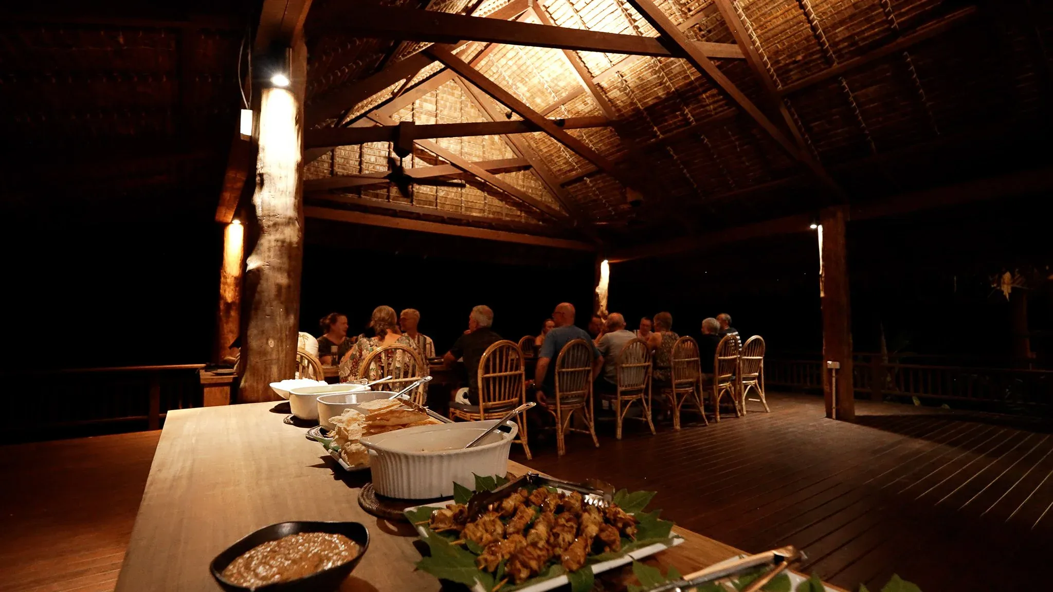 The resort restaurant