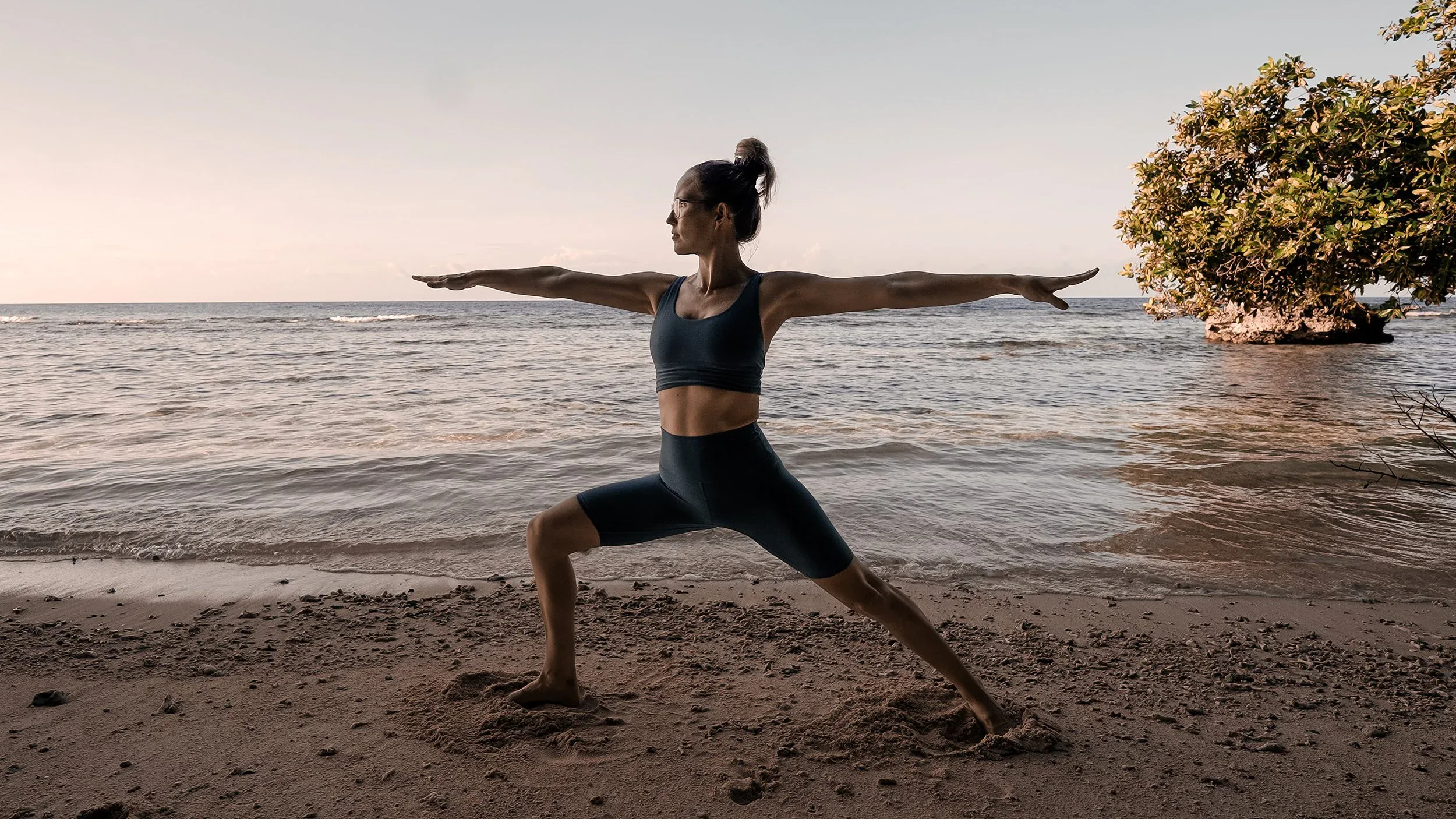 Yoga on the beach