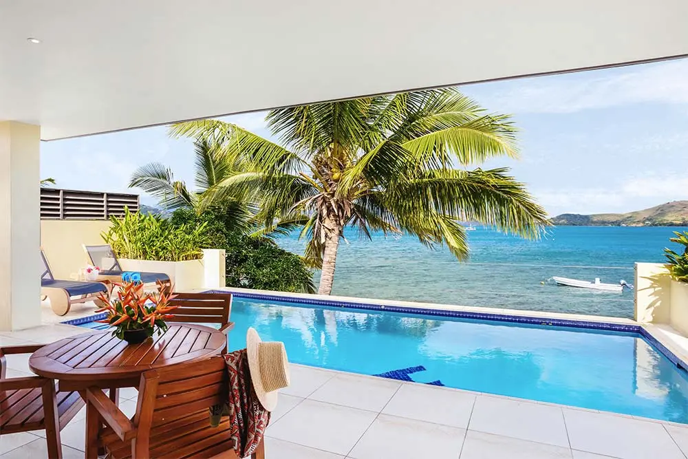 Luxury Ocean View Villa — вид на океан от бассейна