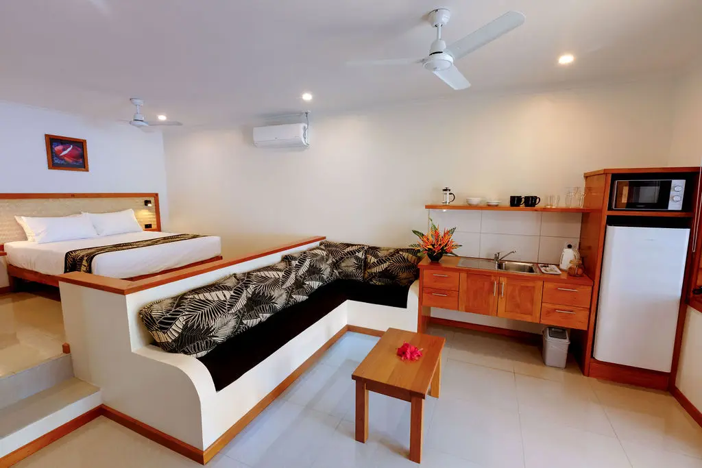 Superior Ocean View Villa — гостиная и кухонный уголок