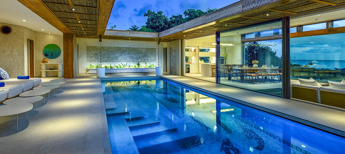 Courtyard pool of the Wakatobi residence