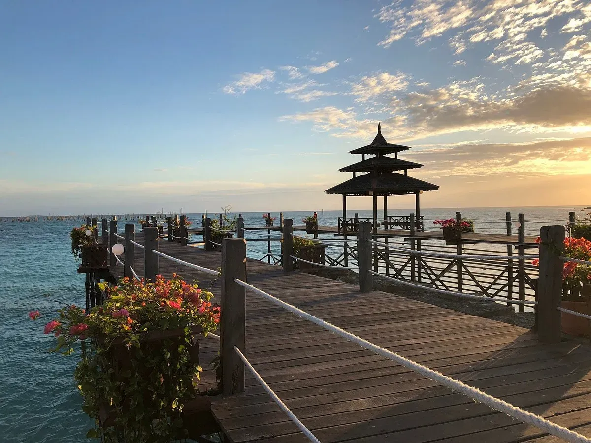 Шале среди пальм