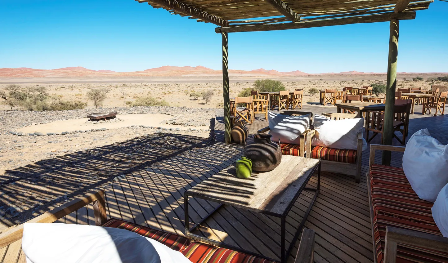 Терраса лоджа с видом на дюны